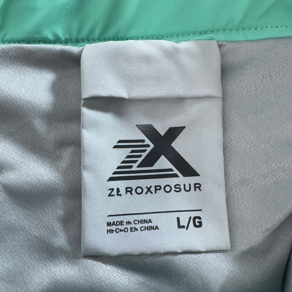 ZeroXposur Mens Large Black Cargo Swim Trunks Board Shorts Lined Stretch - Picture 2 of 6